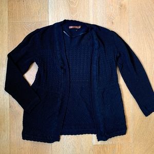 Women's BELLDINI Black Long Sleeve Cardigan